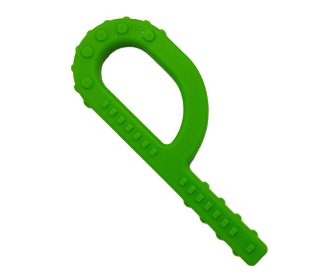 Граббер логопедический для жевания, зеленый